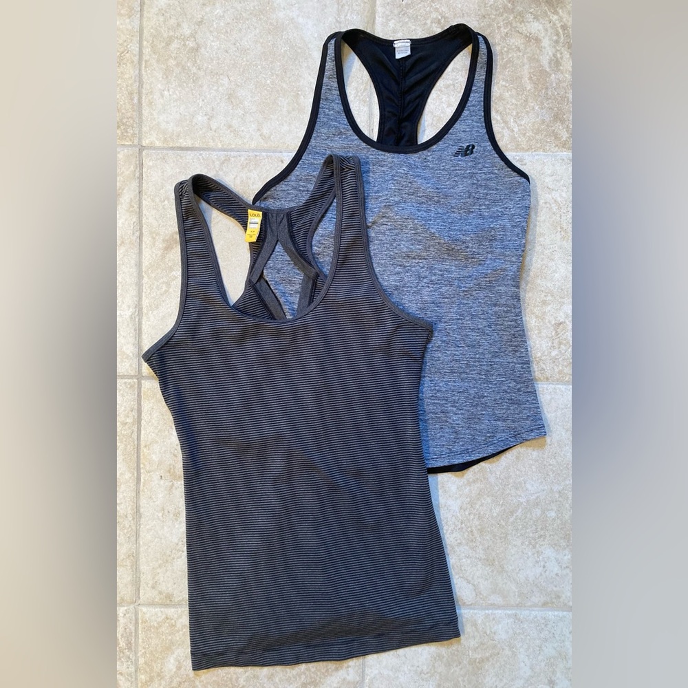 Gray Workout Tank Top Bundle